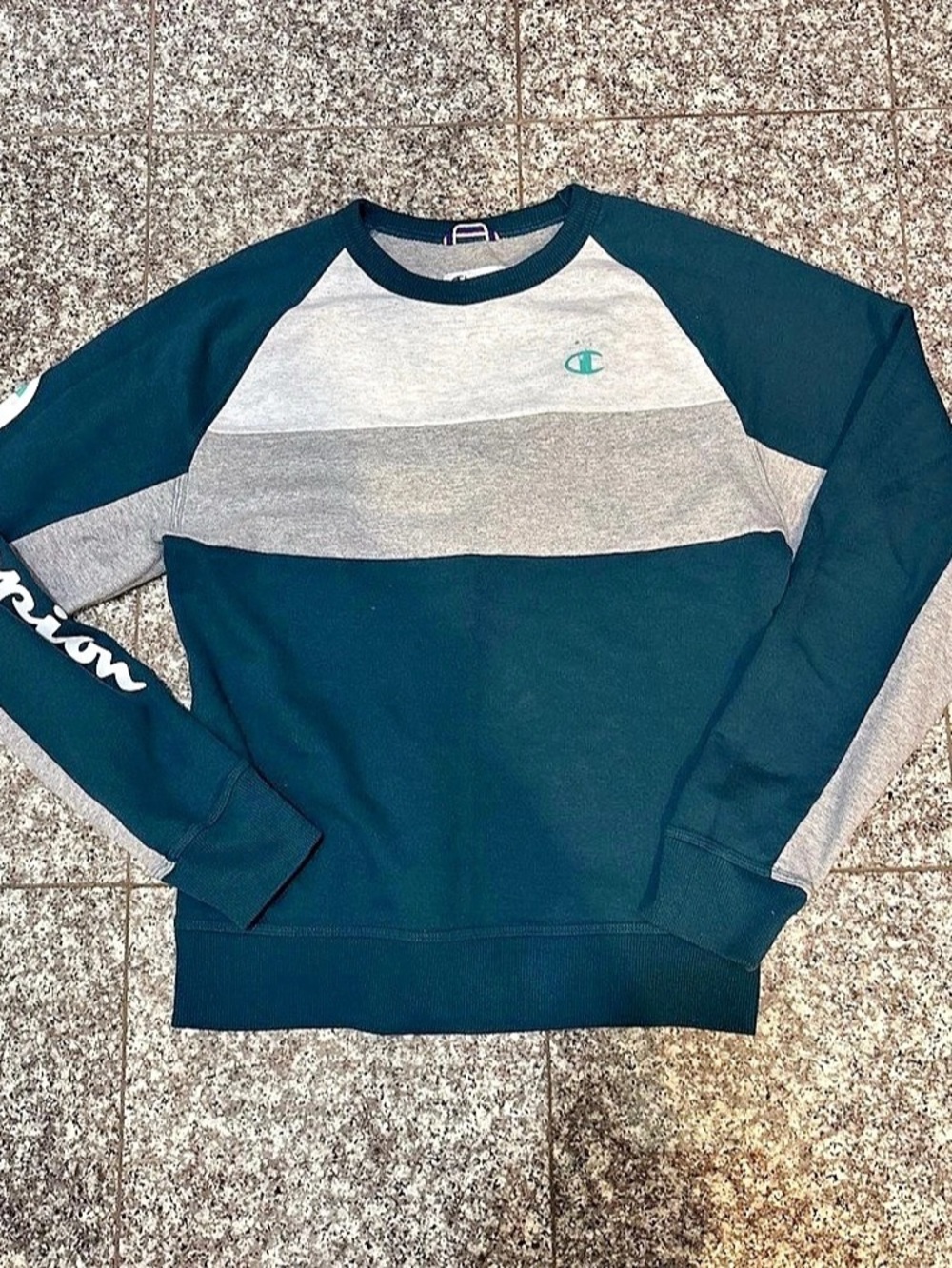 Champion Color Block Crewneck Sweatshirt